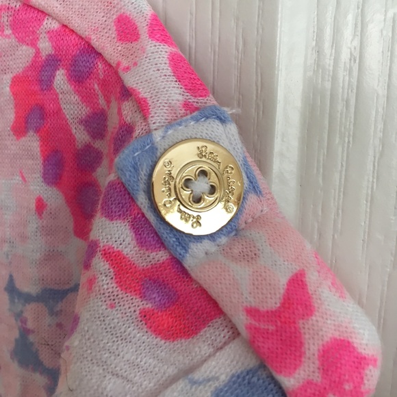 Lilly Pulitzer lightweight summer top, womens small t-shirt starfish - Picture 7 of 7